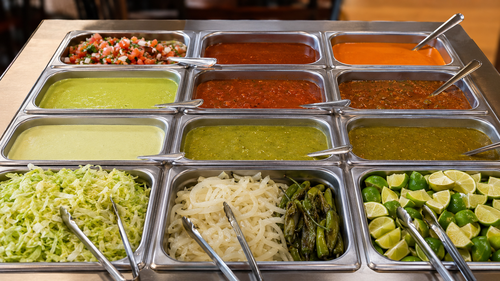 PHOTO: salsa bar
